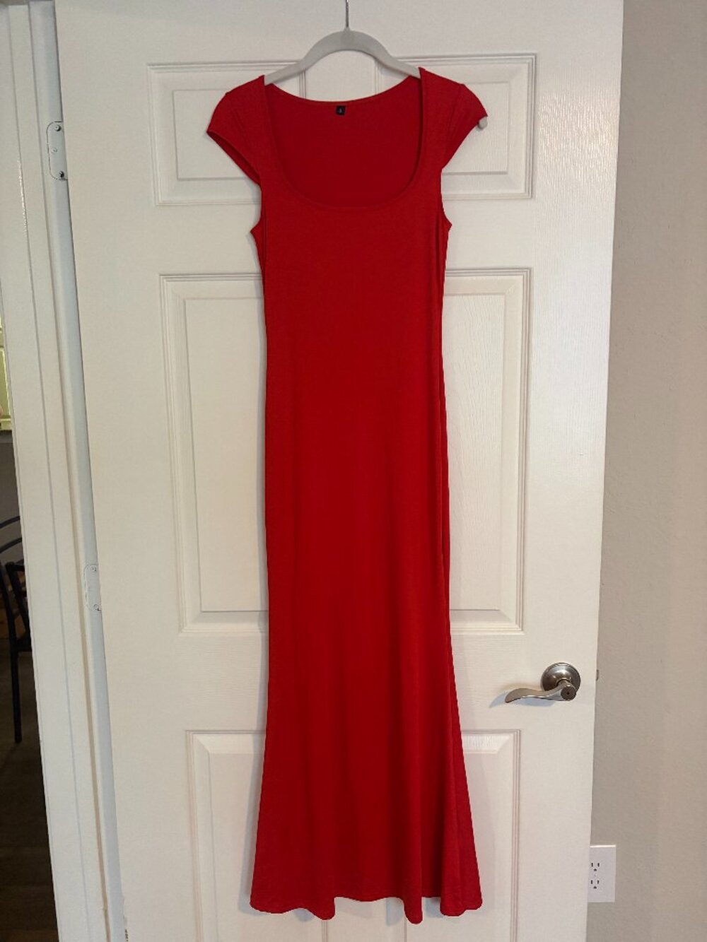 Long Stretchy Red Dress